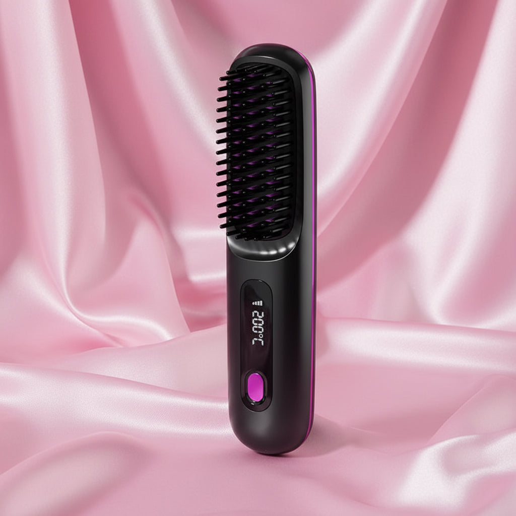 Wireless Hair Straightening Comb