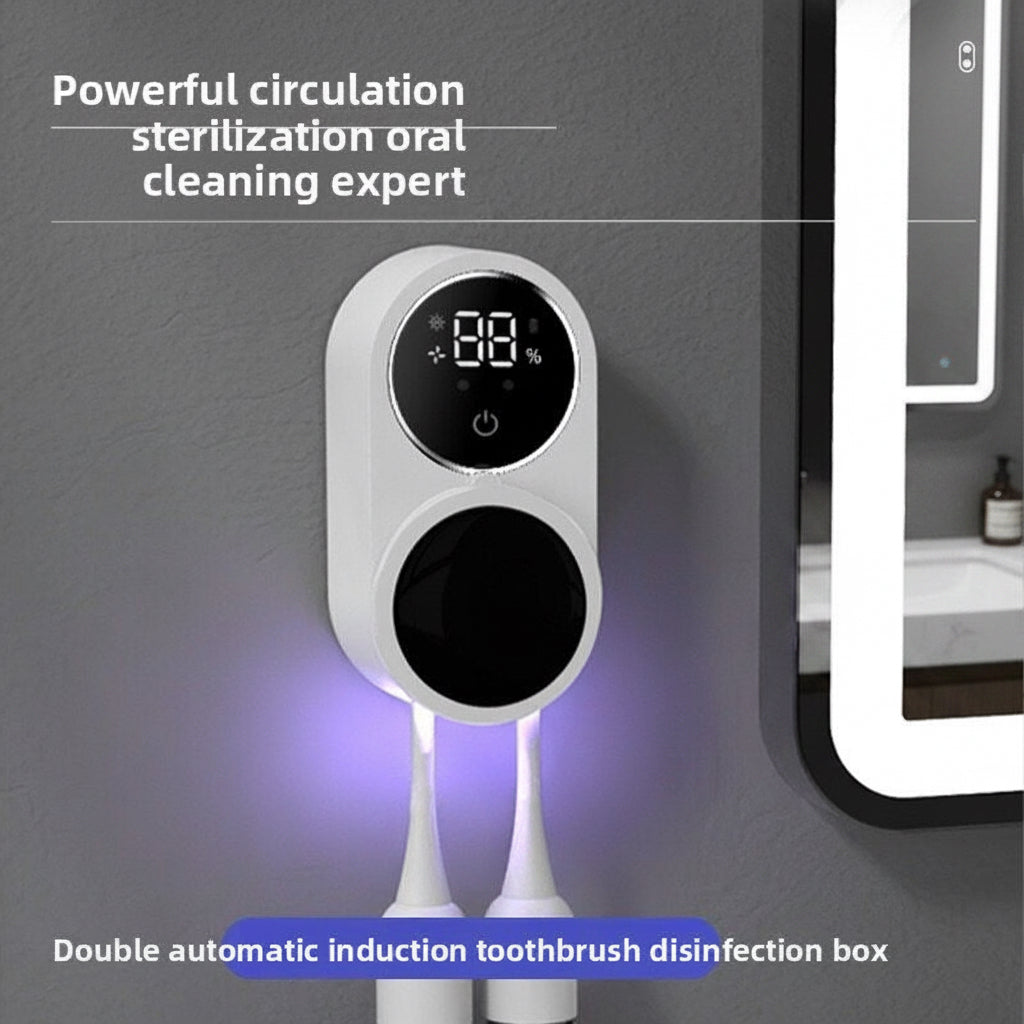 Smart UV Toothbrush Sterilizer and Drying Rack